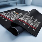 Pink Floyd Rug - London Typography Album Art