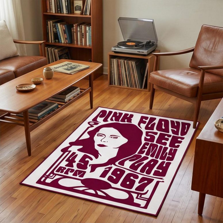Pink Floyd Rug - See Emily Play 1967