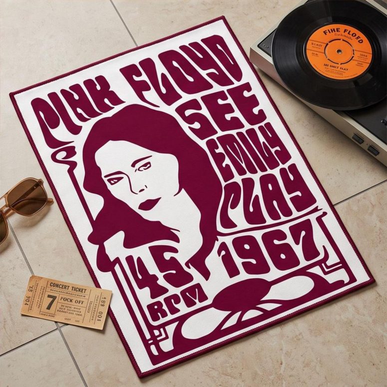 Pink Floyd Rug - See Emily Play 1967