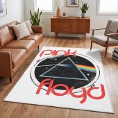 Pink Floyd Rug - Vintage Dark Side Of The Moon Circle Focus