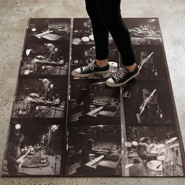 Pink Floyd Rug - Vintage New York City Tour July 4Th Film Collage Pink Floyd Rug - Vintage New York City Tour July 4Th Film Collage