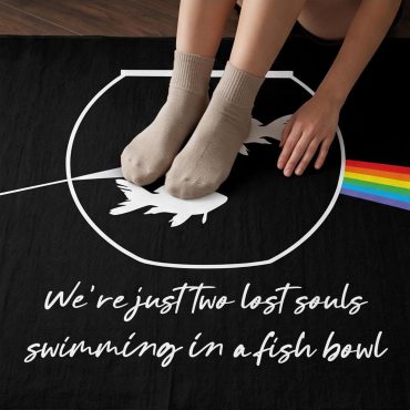 Pink Floyd Rug - Wish You Were Here Two Lost Souls