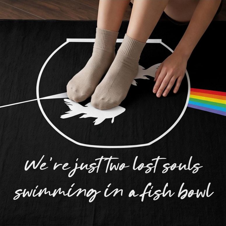 Pink Floyd Rug - Wish You Were Here Two Lost Souls 5400×7200dpi300
