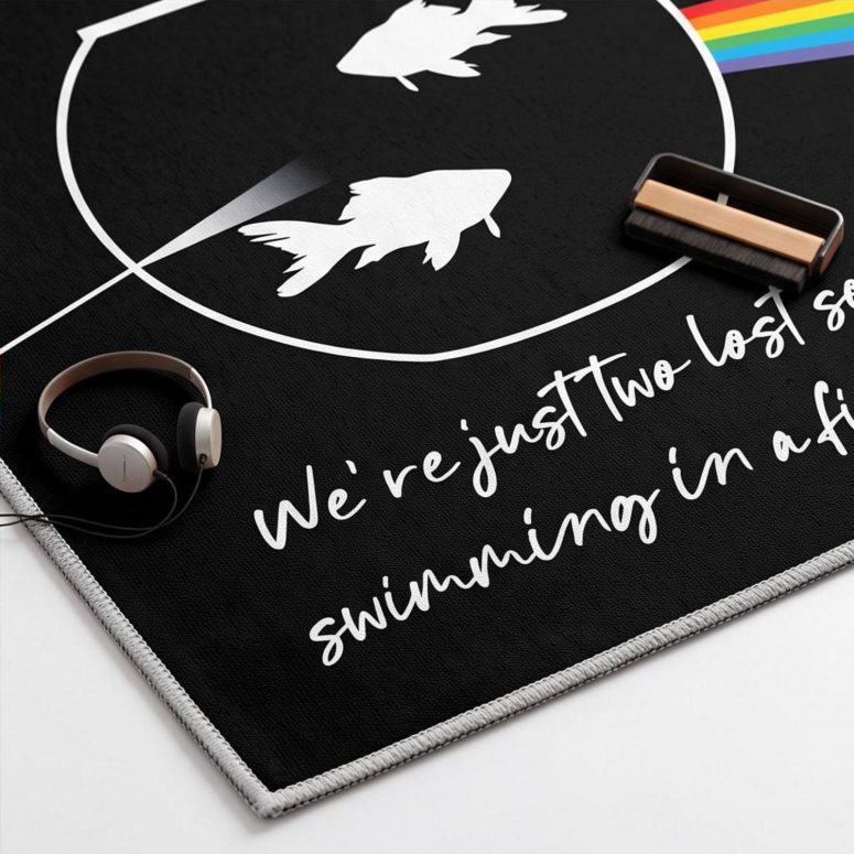 Pink Floyd Rug - Wish You Were Here Two Lost Souls 5400×7200dpi300