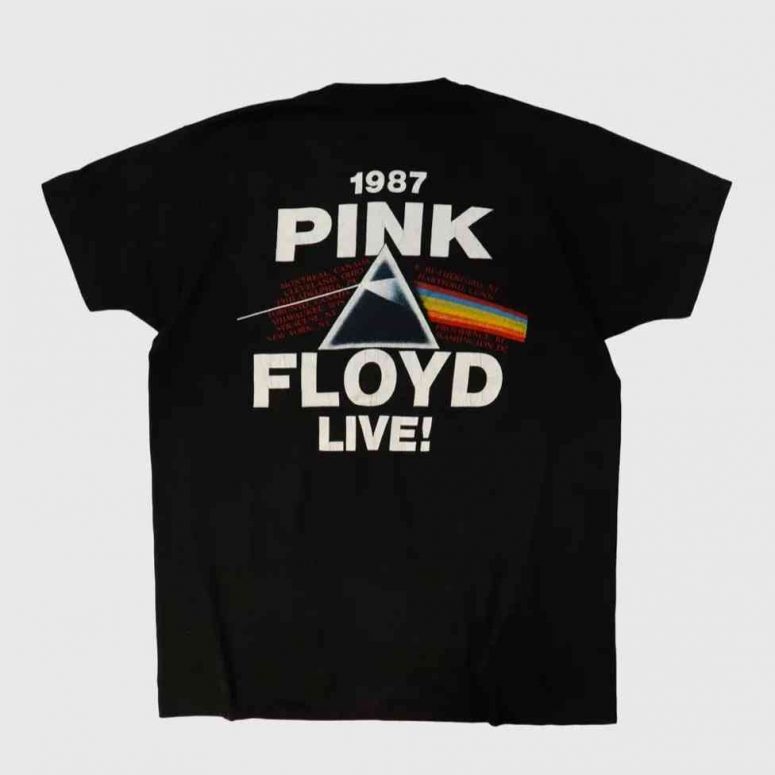 Pink Floyd Shirt - 1987 Live Tour DSOTM Montreal Cleveland Toronto Vintage Pink Floyd Shirt - 1987 Live Tour DSOTM Montreal Cleveland Toronto Vintage