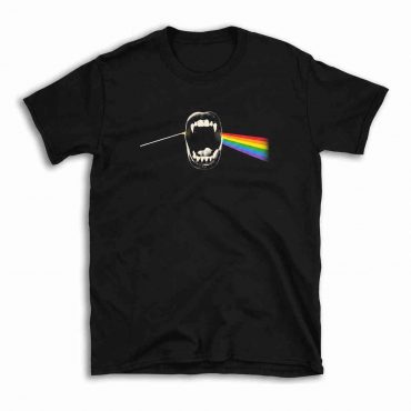 Pink Floyd Shirt - Dark Side Of Vampire Fangs Mouth Gothic Vampire Bite