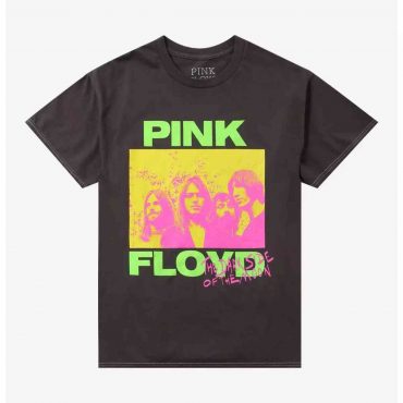 Pink Floyd Shirt - The Dark Side Of The Moon Neon Band Vintage