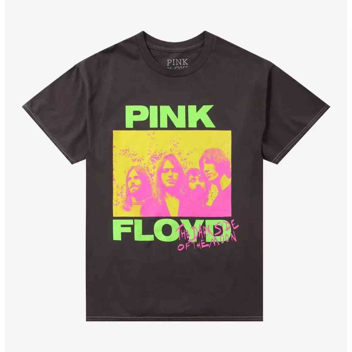 Pink Floyd Shirt - The Dark Side Of The Moon Neon Band Vintage Pink Floyd Shirt - The Dark Side Of The Moon Neon Band Vintage