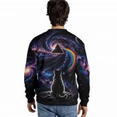 Pink Floyd Shirt - The Dark Side of Curiosity Cat And Universe Pink Floyd Shirt - The Dark Side of Curiosity Cat And Universe