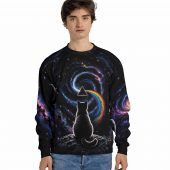 Pink Floyd Shirt - The Dark Side of Curiosity Cat And Universe Pink Floyd Shirt - The Dark Side of Curiosity Cat And Universe