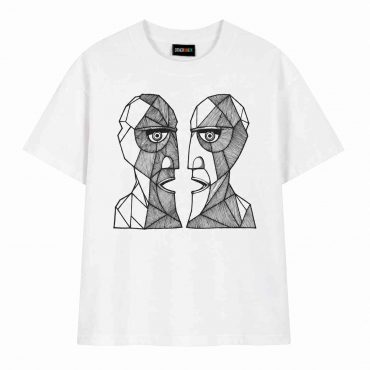 Pink Floyd Shirt - The Division Bell Geometric Line Art