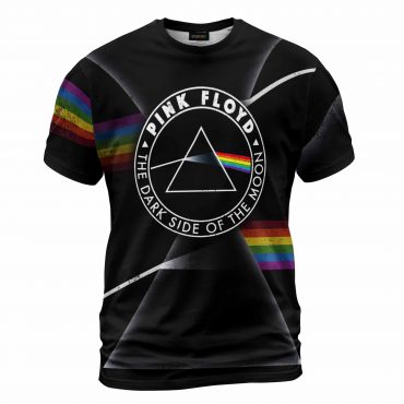 Pink Floyd Shirt - The Dark Side Of The Moon Iconic Rainbow
