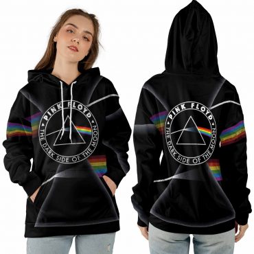 Pink Floyd Shirt - The Dark Side Of The Moon Iconic Rainbow