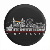 Pink Floyd Spare Tire Cover - London Typography Album Art