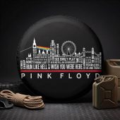 Pink Floyd Spare Tire Cover - London Typography Album Art Pink Floyd Spare Tire Cover - London Typography Album Art