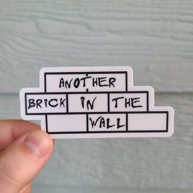 Pink Floyd Sticker - Another Brick In The Wall Pink Floyd Sticker - Another Brick In The Wall