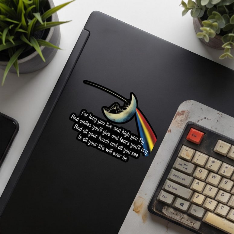Pink Floyd Sticker - Breathe Lyric DSOTM All Your Life Will Ever Be Pink Floyd Sticker - Breathe Lyric DSOTM All Your Life Will Ever Be