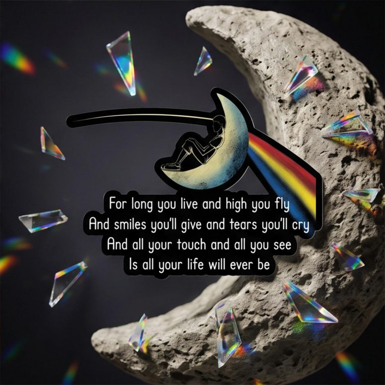 Pink Floyd Sticker - Breathe Lyric DSOTM All Your Life Will Ever Be Pink Floyd Sticker - Breathe Lyric DSOTM All Your Life Will Ever Be