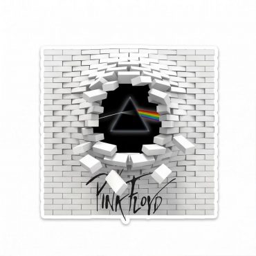 Pink Floyd Sticker - Brick In The Wall 3D Pink Floyd Sticker - Brick In The Wall 3D