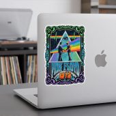 Pink Floyd Sticker - Dark Side Of the Moon Wish You Were Here 1975 Pink Floyd Sticker - Dark Side Of the Moon Wish You Were Here 1975
