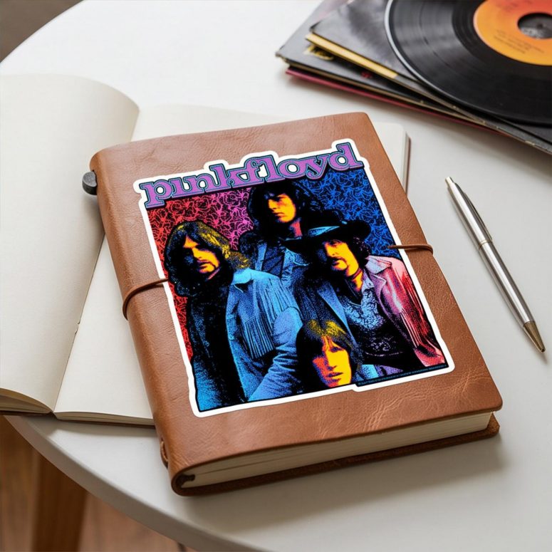 Pink Floyd Sticker - Discontinued Flower Power Psychedelic Pink Floyd Sticker - Discontinued Flower Power Psychedelic