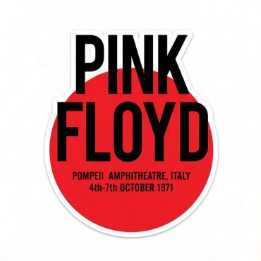 Pink Floyd Sticker - Live at Pompeii October 1971 Italy Pink Floyd Sticker - Live at Pompeii October 1971 Italy