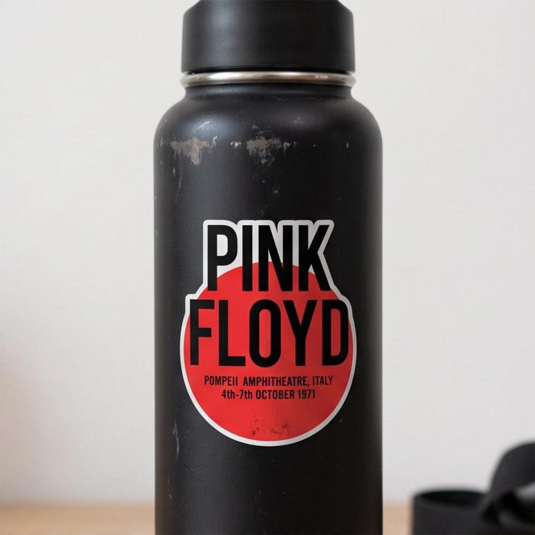 Pink Floyd Sticker - Live at Pompeii October 1971 Italy