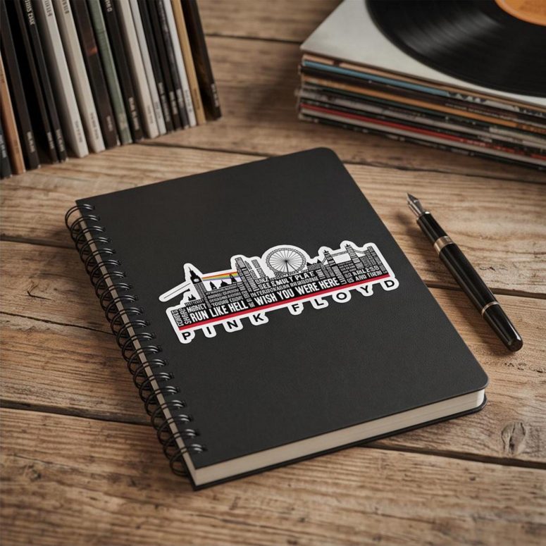 Pink Floyd Sticker - London Typography Album Art Pink Floyd Sticker - London Typography Album Art