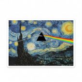 Pink Floyd Sticker - Starry Night Dark Side Of The Moon Van Gogh