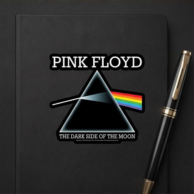 Pink Floyd Sticker - The Dark Side Of The Moon Album Prism