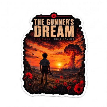 Pink Floyd Sticker - The Gunner’s Dream The Final Cut Pink Floyd Sticker - The Gunner’s Dream The Final Cut