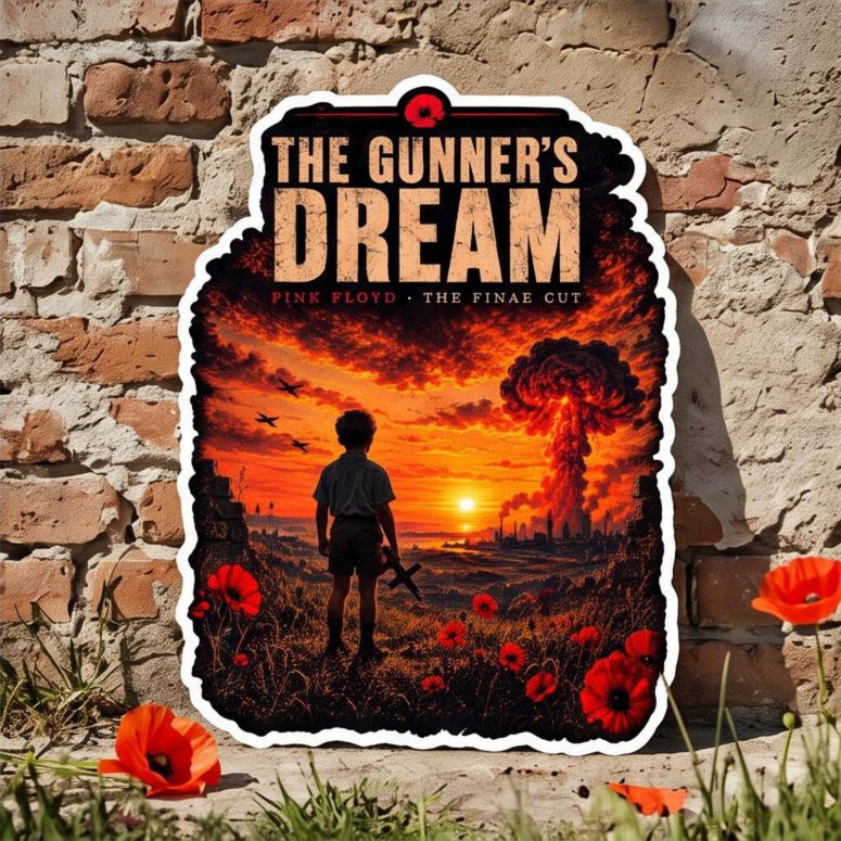 Pink Floyd Sticker - The Gunner’s Dream The Final Cut Pink Floyd Sticker - The Gunner’s Dream The Final Cut