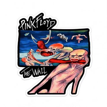 Pink Floyd Sticker - The Wall 1979 Skeptical Vintage