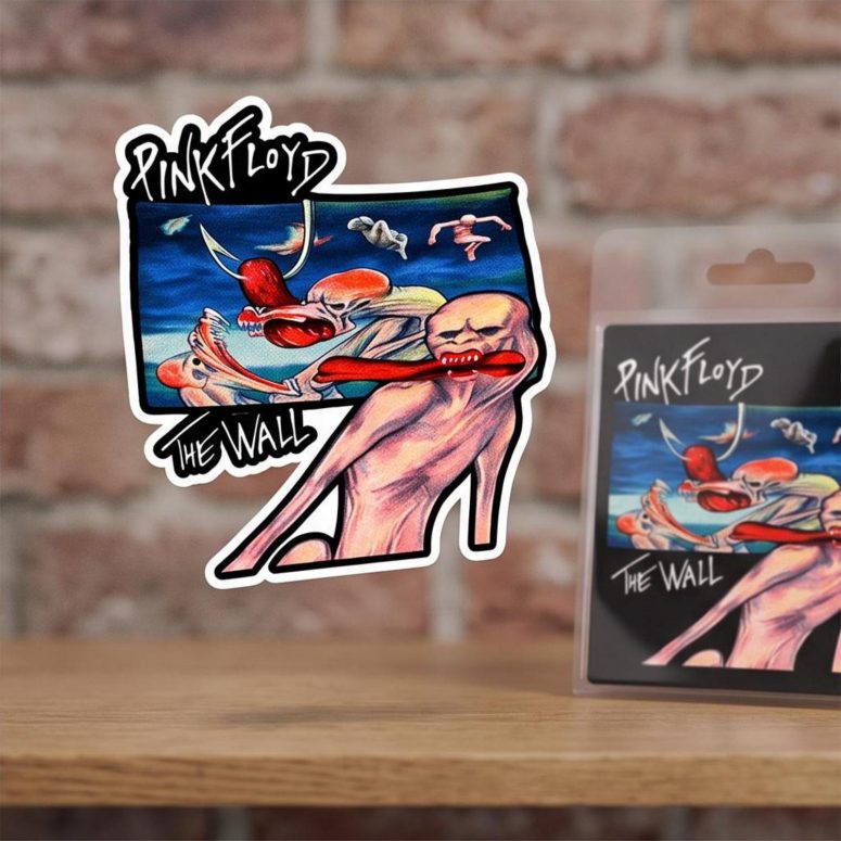 Pink Floyd Sticker - The Wall 1979 Skeptical Vintage