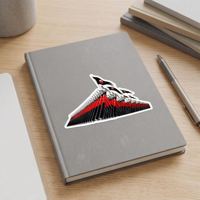 Pink Floyd Sticker - The Wall Marching Hammers Drawing Art Pink Floyd Sticker - The Wall Marching Hammers Drawing Art