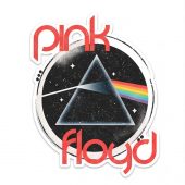 Pink Floyd Sticker - Vintage Dark Side Of The Moon Circle Focus