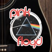 Pink Floyd Sticker - Vintage Dark Side Of The Moon Circle Focus Pink Floyd Sticker - Vintage Dark Side Of The Moon Circle Focus