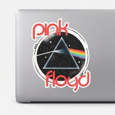 Pink Floyd Sticker - Vintage Dark Side Of The Moon Circle Focus