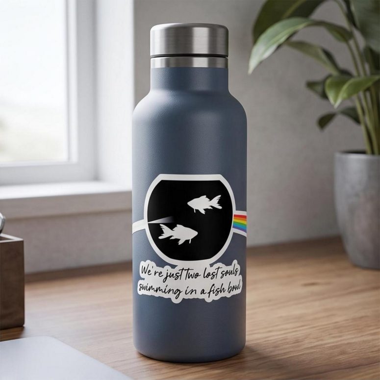 Pink Floyd Sticker - Wish You Were Here Two Lost Souls 5400×7200dpi300