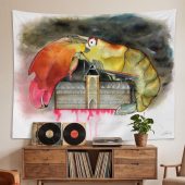 Pink Floyd Tapestry - Another Shrimp in the Wall Pink Floyd Tapestry - Another Shrimp in the Wall