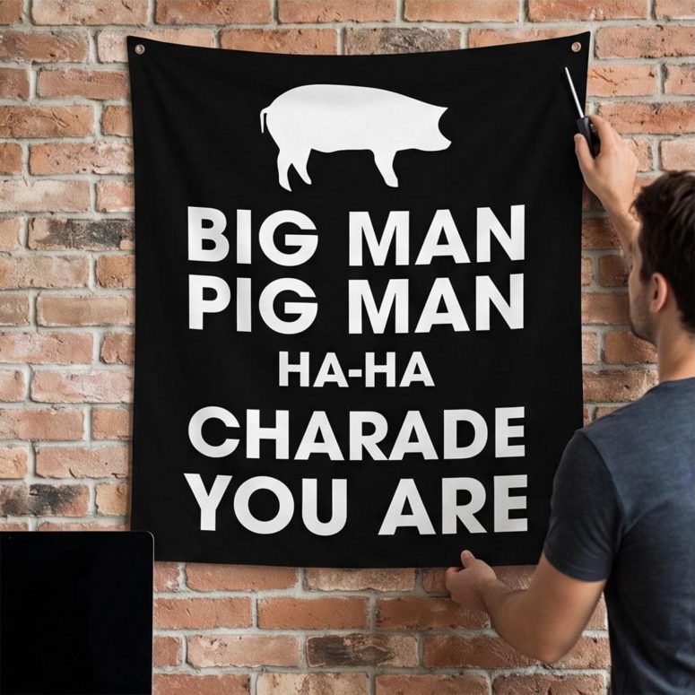 Pink Floyd Tapestry - Big Man, Pig Man, ha ha Charade You Are Pink Floyd Tapestry - Big Man, Pig Man, ha ha Charade You Are