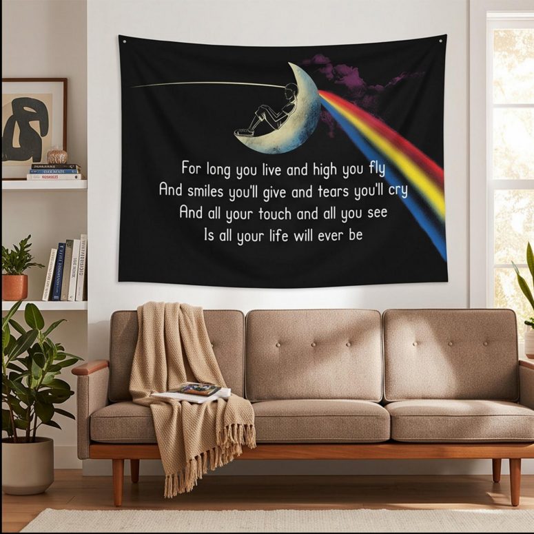 Pink Floyd Tapestry - Breathe Lyric DSOTM All Your Life Will Ever Be