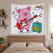 Pink Floyd Tapestry - Crayon Another Pig In he Band