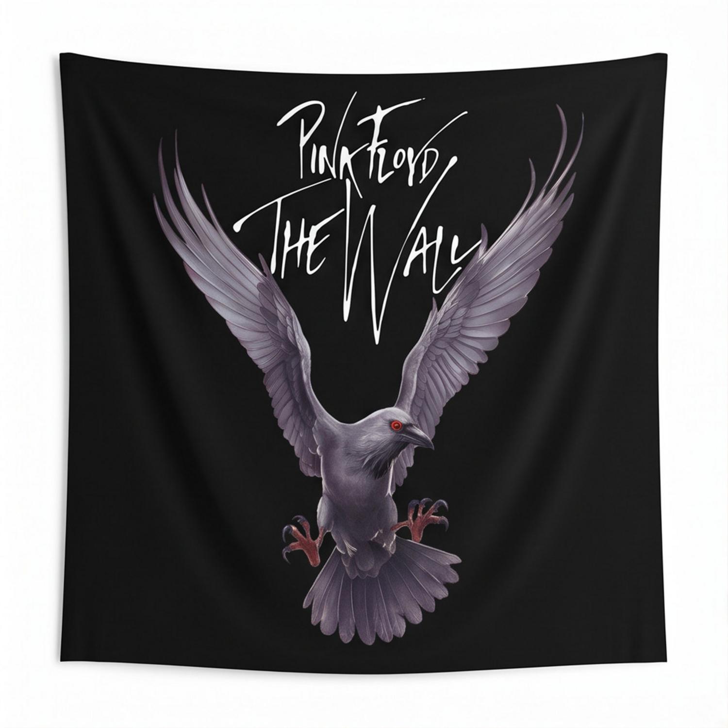 Pink Floyd Tapestry - Death Raven Bird The Wall Pink Floyd Tapestry - Death Raven Bird The Wall