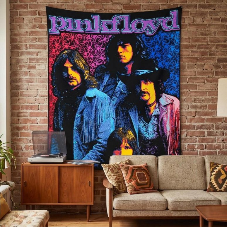 Pink Floyd Tapestry - Discontinued Flower Power Psychedelic