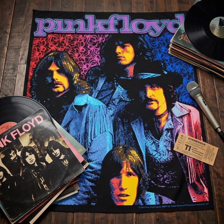Pink Floyd Tapestry - Discontinued Flower Power Psychedelic