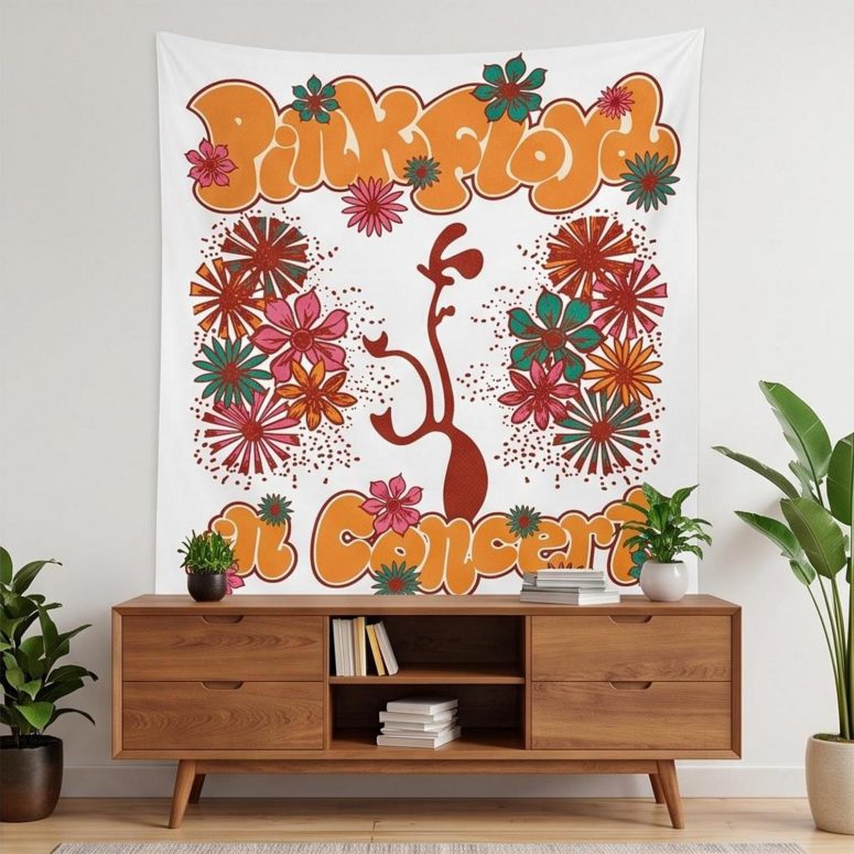 Pink Floyd Tapestry - Floral Lungs In Concert
