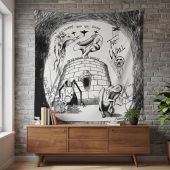 Pink Floyd Tapestry - Goodbye Blue Sky Tear Down The Wall