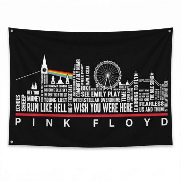 Pink Floyd Tapestry - London Typography Album Art Pink Floyd Tapestry - London Typography Album Art