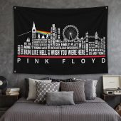Pink Floyd Tapestry - London Typography Album Art Pink Floyd Tapestry - London Typography Album Art